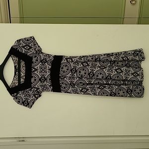 Black and white dress